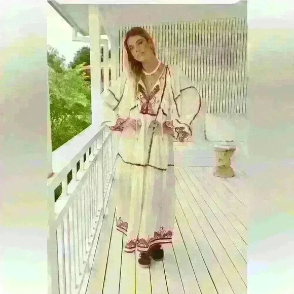 Free People Dresses & Skirts - NWOT. Free People Women's Sweet Escape Midi Dress. Med., Cream with acce…